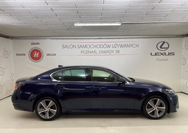 Lexus GS cena 119900 przebieg: 108039, rok produkcji 2017 z Poznań małe 277